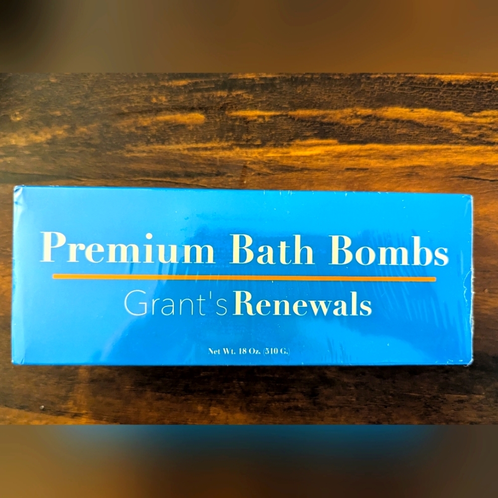 ❤️5 for $25❤️Grant's Renewals Premium Bath Bombs (3-Pack)